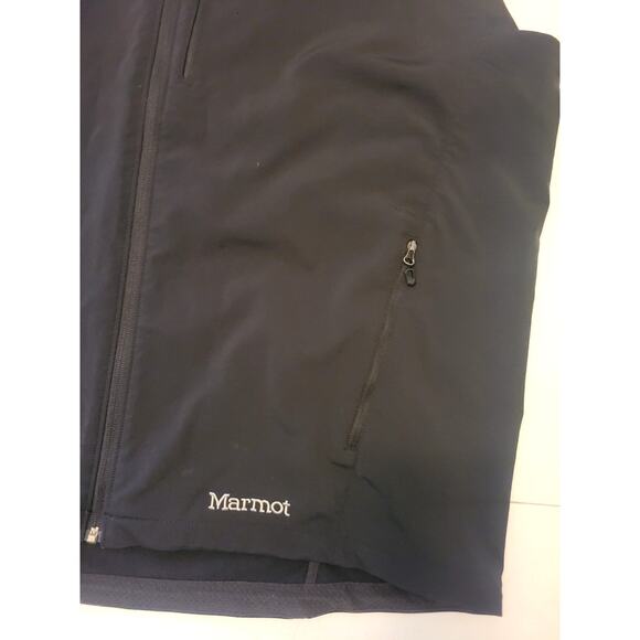 Marmot Soft Shell Full Zip Vest Men’s 2XL Outdoors Hiking PERSONAL EMBROIDERY - Picture 3 of 16
